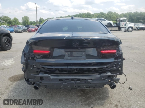 2020 BMW 3 Series 330i with VIN 3MW5R1J00L8B16760, listed as a Copart auction lot 59345705 with 39,672 mi miles and Salvage title. Bid and sale history available at DreamBid. Image 6.