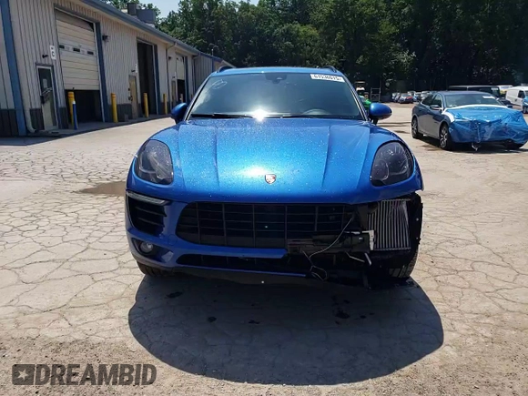 2016 Porsche Macan S with VIN WP1AB2A57GLB54877, listed as a Copart auction lot 61536615 with 123,130 mi miles and Salvage title. Bid and sale history available at DreamBid. Image 14.