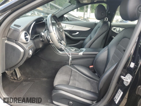 2021 Mercedes-Benz C 300 with VIN W1KWF8DB9MR631906, listed as a Copart auction lot 62200335 with 48,267 mi miles and Salvage title. Bid and sale history available at DreamBid. Image 7.