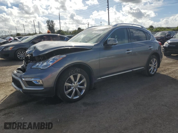 2017 Infiniti QX50 with VIN JN1BJ0RR9HM414439, listed as a Copart auction lot 35848283 with 56,519 mi miles. Bid and sale history available at carsss.com. Image 1.