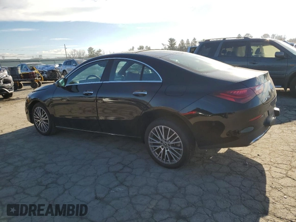 2024 Mercedes-Benz CLA 250 z VIN W1K5J4HB5RN455240, wystawiony jako Copart lot #82819064 z przebiegiem 2 153 mil mil oraz Szkoda całkowita • Salvage title. Historia ofert i sprzedaży dostępna na DreamBid. Obrazek 2.
