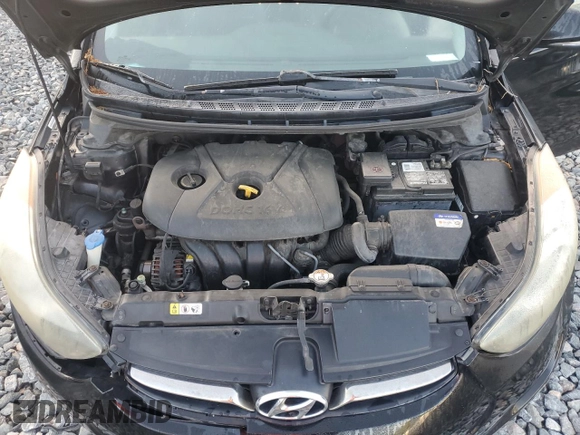 2013 Hyundai Elantra Limited with VIN KMHDH4AE0DU795704, listed as a Copart auction lot 50978605 with 142,888 mi miles and Salvage Title. Bid and sale history available at carsss.com. Image 11.