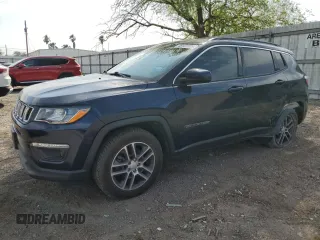2018 Jeep Compass Latitude with VIN 3C4NJCBB4JT408010, listed as a Copart auction lot 48127335 with 105,866 mi miles and Salvage Title. Bid and sale history available at carsss.com. Image 1.