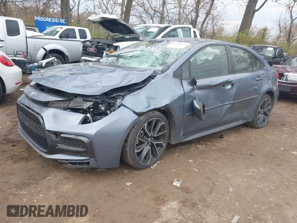 2020 Toyota Corolla SE with VIN JTDS4RCE6LJ013794, listed as a IAAI auction lot 40849373 with 58,814 mi miles. Bid and sale history available at carsss.com. Image 17.