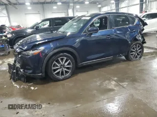 2017 Mazda CX-5 Grand Touring with VIN JM3KFBDL8H0163490, listed as a Copart auction lot 44650115 with 90,020 mi miles and Salvage Title. Bid and sale history available at carsss.com. Image 1.