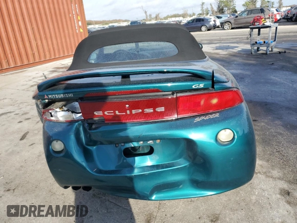 1998 Mitsubishi Eclipse GS with VIN 4A3AX35G8WE140054, listed as a Copart auction lot 84078514 with 78,756 mi miles and Salvage Title. Bid and sale history available at carsss.com. Image 6.