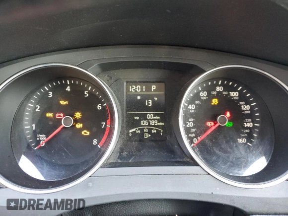 2015 Volkswagen Jetta Sedan 1.8T SE with VIN 3VWD07AJ7FM267463, listed as a Copart auction lot 89084895 with 106,789 mi miles and Salvage Title. Bid and sale history available at carsss.com. Image 9.