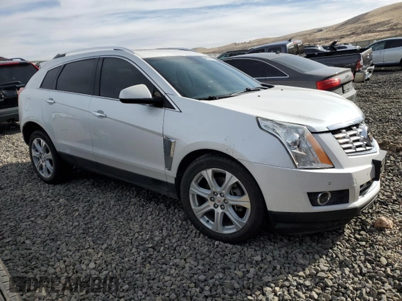 2015 Cadillac SRX Premium Collection with VIN 3GYFNGE31FS607737, listed as a Copart auction lot 44820555 with 0 mi miles and Salvage Title. Bid and sale history available at carsss.com. Image 4.
