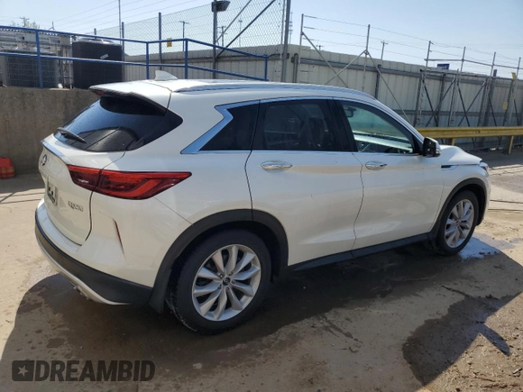 2019 Infiniti QX50 Luxe z VIN 3PCAJ5M34KF121377, wystawiony jako Copart lot #53075985 z przebiegiem 16 573 mil mil oraz Szkoda całkowita • Salvage title. Historia ofert i sprzedaży dostępna na DreamBid. Obrazek 3.
