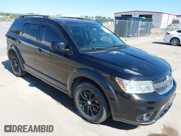 2015 Dodge Journey SXT with VIN 3C4PDCBG0FT595359, listed as a IAAI auction lot 41987773 with 135,528 mi miles. Bid and sale history available at carsss.com. Image 1.