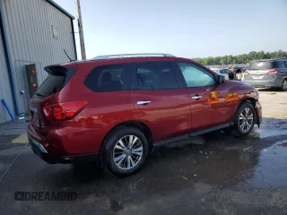 2018 Nissan Pathfinder SL with VIN 5N1DR2MM9JC668472, listed as a Copart auction lot 61376505 with 127,250 mi miles and Salvage title. Bid and sale history available at DreamBid. Image 3.