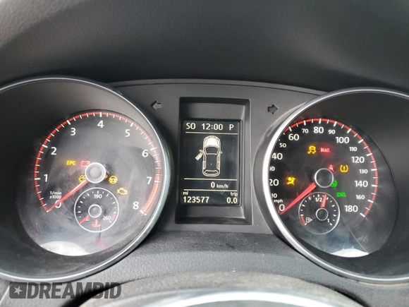 2013 Volkswagen GTI Wolfsburg Edition с VIN WVWHV7AJ7DW139176, выставлен на аукционе Copart как лот 51190435 с пробегом 123 577 миль миль и Чистый • Clean title. История ставок и продаж доступна на DreamBid. Изображение 9.