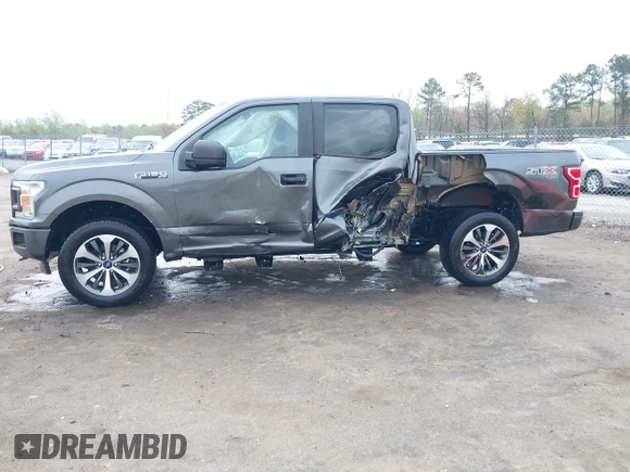 2020 Ford F-150 XL with VIN 1FTEW1EP4LFA55536, listed as a IAAI auction lot 41923442 with 99,859 mi miles and . Bid and sale history available at DreamBid. Image 14.