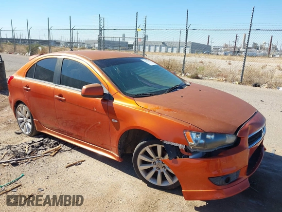 2010 Mitsubishi Lancer GTS z VIN JA32X8HWXAU004447, wystawiony jako IAAI lot #41487689 z przebiegiem Nie podano mil oraz . Historia ofert i sprzedaży dostępna na DreamBid. Obrazek 1.