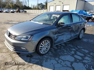 2016 Volkswagen Jetta Sedan 1.8T SEL with VIN 3VWL07AJ1GM377552, listed as a Copart auction lot 44011165 with 0 mi miles and Salvage Title. Bid and sale history available at carsss.com. Image 1.