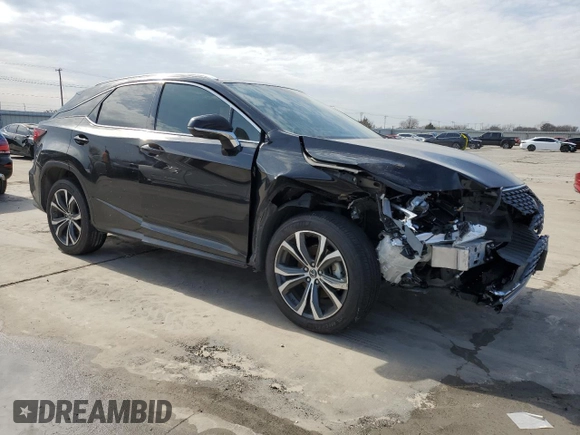 2020 Lexus RX with VIN 2T2HZMAA3LC157745, listed as a Copart auction lot 45034295 with 57,794 mi miles and Salvage Title. Bid and sale history available at carsss.com. Image 4.