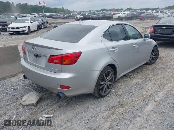 2008 Lexus IS 250 with VIN JTHBK262682074707, listed as a IAAI auction lot 42274768 with 123,804 mi miles and . Bid and sale history available at DreamBid. Image 4.