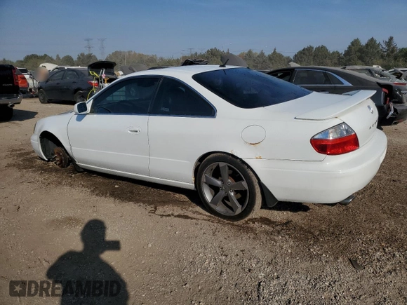 2003 Acura CL Type S w/Navigation System with VIN 19UYA42773A003303, listed as a Copart auction lot 74977494 with 406,909 mi miles and Salvage Title. Bid and sale history available at carsss.com. Image 2.