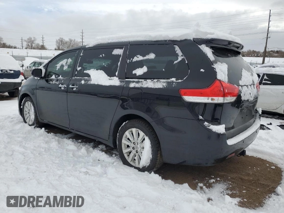 2014 Toyota Sienna Ltd with VIN 5TDDK3DC1ES093598, listed as a Copart auction lot 46439145 with 135,858 mi miles and Salvage Title. Bid and sale history available at carsss.com. Image 2.