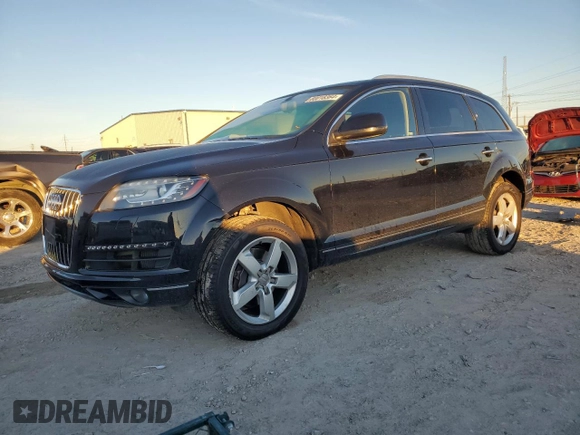 2013 Audi Q7 3.0L TDI Premium Plus with VIN WA1LMAFE5DD009800, listed as a Copart auction lot 80018364 with 127,955 mi miles and Clean Title. Bid and sale history available at carsss.com. Image 1.