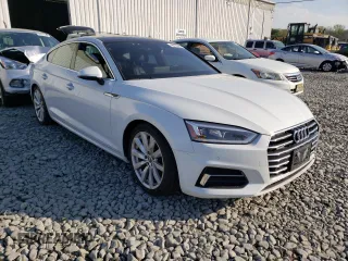 2018 Audi A5 Sportback Premium Plus with VIN WAUBNCF54JA010070, listed as a Copart auction lot 48470963 with 60,269 mi miles. Bid and sale history available at carsss.com. Image 4.