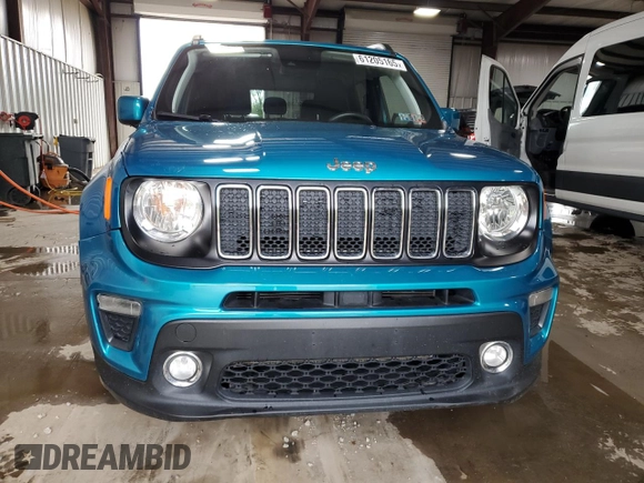 2021 Jeep Renegade Latitude z VIN ZACNJDBB7MPM24975, wystawiony jako Copart lot #61205165 z przebiegiem 63 328 mil mil oraz Szkoda całkowita • Salvage title. Historia ofert i sprzedaży dostępna na DreamBid. Obrazek 5.