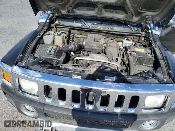 2008 Hummer H3 with VIN 5GTEN13E288113443, listed as a Copart auction lot 52597455 with 170,204 mi miles and Clean Title. Bid and sale history available at carsss.com. Image 11.