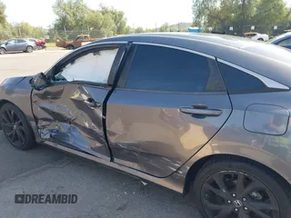 2019 Honda Civic Sedan Sport with VIN 2HGFC2F8XKH557203, listed as a IAAI auction lot 41846429 with 105,598 mi miles. Bid and sale history available at carsss.com. Image 6.