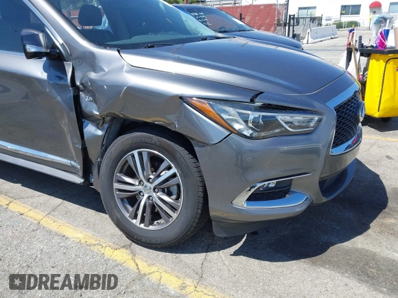 2018 Infiniti QX60 with VIN 5N1DL0MN8JC517525, listed as a IAAI auction lot 41993307 with 38,130 mi miles and . Bid and sale history available at DreamBid. Image 6.