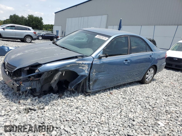 2004 Toyota Camry LE with VIN 4T1BE32K24U874998, listed as a Copart auction lot 53823075 with 256,224 mi miles and Salvage Title. Bid and sale history available at DreamBid. Image 1.