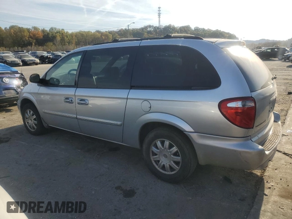 2007 Chrysler Town & Country LWB Touring with VIN 2A4GP54L47R184638, listed as a Copart auction lot 77556964 with 186,942 mi miles and Salvage Title. Bid and sale history available at carsss.com. Image 2.