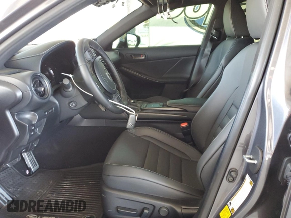 2025 Lexus IS 500 F Sport Performance with VIN JTHAP1D21S5007187, listed as a Copart auction lot 55784875 with 6,084 mi miles and Salvage title. Bid and sale history available at DreamBid. Image 7.