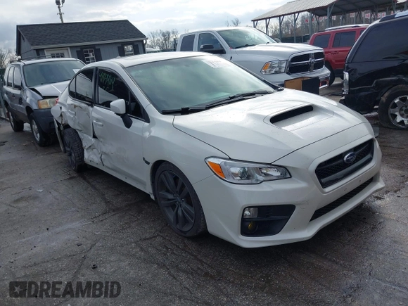 2016 Subaru WRX Premium with VIN JF1VA1E68G9802605, listed as a IAAI auction lot 41114464 with 158,161 mi miles. Bid and sale history available at carsss.com. Image 1.