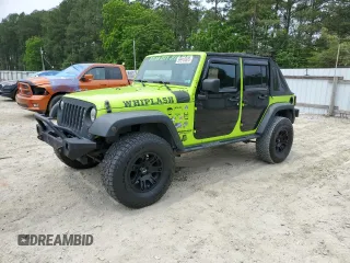 2013 Jeep Wrangler Unlimited Sport z VIN 1C4BJWDG6DL505416, wystawiony jako Copart lot #59910525 z przebiegiem 115 908 mil mil oraz Czysty tytuł • Clean title. Historia ofert i sprzedaży dostępna na DreamBid. Obrazek 1.