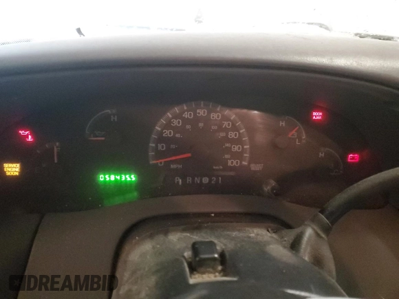 2000 Ford F-150 XL with VIN 1FTZF1727YNB46946, listed as a Copart auction lot 45367295 with 58,435 mi miles and Clean title. Bid and sale history available at DreamBid. Image 9.