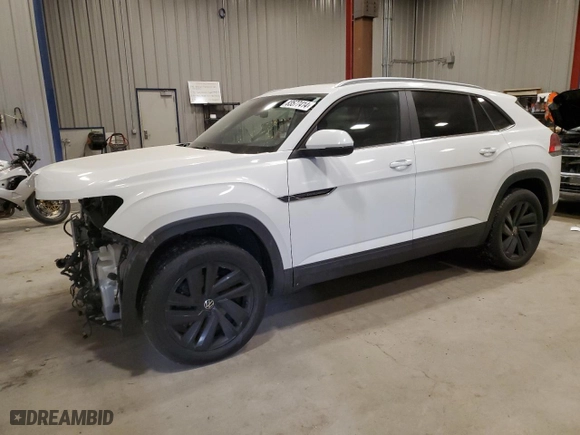2022 Volkswagen Atlas Cross Sport 2.0T SE w/Technology with VIN 1V2KC2CA8NC222984, listed as a Copart auction lot 83577414 with 68,723 mi miles and Salvage Title. Bid and sale history available at carsss.com. Image 1.