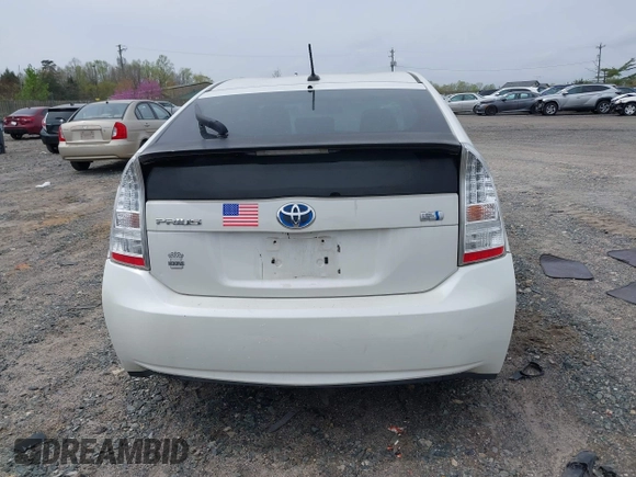2011 Toyota Prius I with VIN JTDKN3DU7B0294606, listed as a IAAI auction lot 41900779 with 253,749 mi miles and . Bid and sale history available at DreamBid. Image 16.