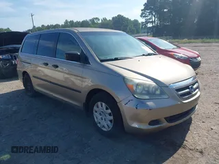 2005 Honda Odyssey LX z VIN 5FNRL38255B127485, wystawiony jako IAAI lot #42474675 z przebiegiem 243 904 mil mil oraz . Historia ofert i sprzedaży dostępna na DreamBid. Obrazek 1.