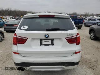 2017 BMW X3 xDrive35i with VIN 5UXWX7C59H0U40329, listed as a Copart auction lot 49296225 with 75,584 mi miles and Salvage Title. Bid and sale history available at DreamBid. Image 6.