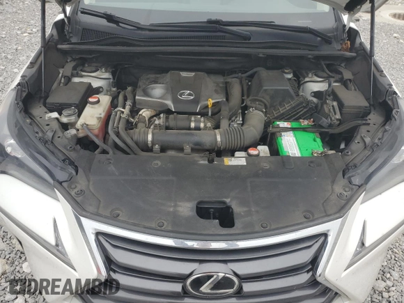 2015 Lexus NX 200t with VIN JTJBARBZ1F2034948, listed as a Copart auction lot 60668105 with 80,749 mi miles and Salvage title. Bid and sale history available at DreamBid. Image 12.