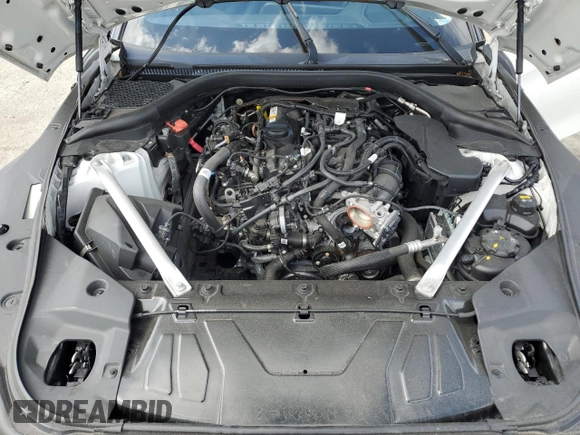 2021 BMW Z4 sDrive30i with VIN WBAHF3C09MWX24087, listed as a Copart auction lot 52036575 with 0 mi miles and Salvage Title. Bid and sale history available at carsss.com. Image 11.