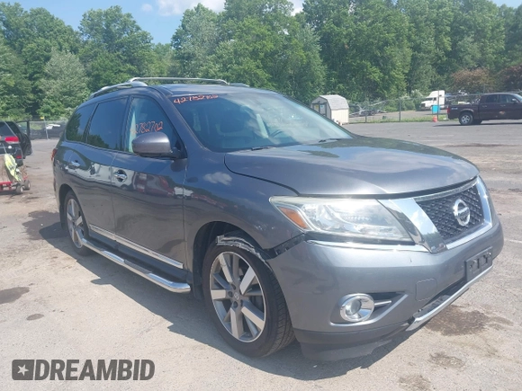 2015 Nissan Pathfinder SL with VIN 5N1AR2MM3FC601523, listed as a IAAI auction lot 42782702 with 166,956 mi miles and . Bid and sale history available at DreamBid. Image 1.