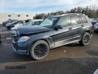 2015 Mercedes-Benz GLK 250 with VIN WDCGG0EB6FG390357, listed as a Copart auction lot 46429955 with 218,438 mi miles and Salvage Title. Bid and sale history available at DreamBid. Image 1.
