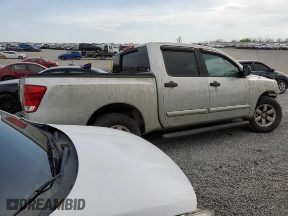 2010 Nissan Titan SE with VIN 1N6BA0ED9AN313471, listed as a Copart auction lot 53699235 with 218,649 mi miles and Clean Title. Bid and sale history available at carsss.com. Image 3.