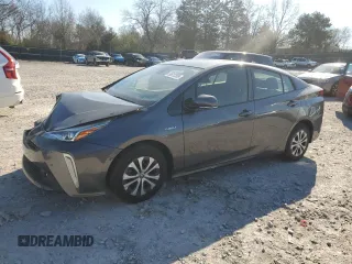 2020 Toyota Prius LE with VIN JTDL9RFU1L3017099, listed as a Copart auction lot 50612395 with 41,338 mi miles and Salvage Title. Bid and sale history available at DreamBid. Image 1.