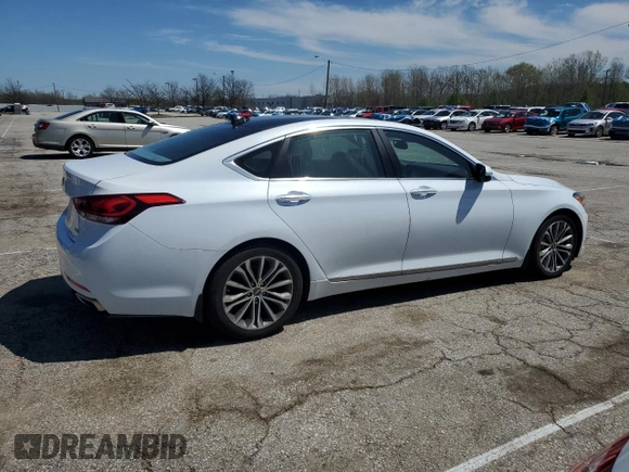 2016 Hyundai Genesis 3.8L z VIN KMHGN4JE9GU117351, wystawiony jako Copart lot #52179085 z przebiegiem 121 280 mil mil oraz Szkody całkowita. Historia ofert i sprzedaży dostępna na DreamBid. Obrazek 3.