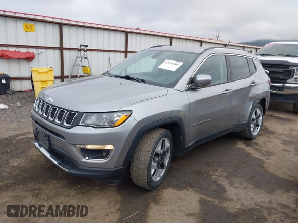 2019 Jeep Compass Limited with VIN 3C4NJCCB8KT782121, listed as a IAAI auction lot 41698308 with 158,352 mi miles. Bid and sale history available at carsss.com. Image 19.