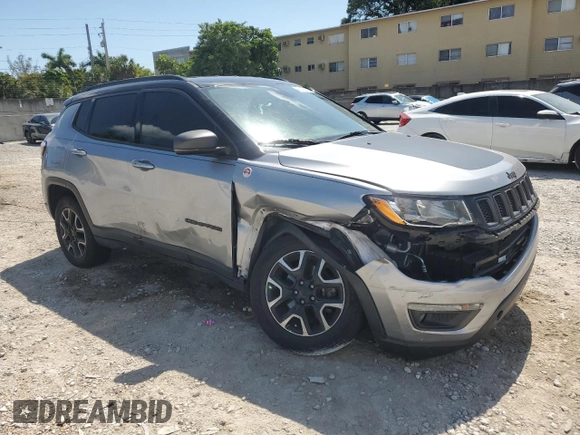 2019 Jeep Compass Trailhawk с VIN 3C4NJDDB8KT669113, выставлен на аукционе Copart как лот 48796325 с пробегом 91 520 миль миль и На запчасти • Non repairable. История ставок и продаж доступна на DreamBid. Изображение 4.