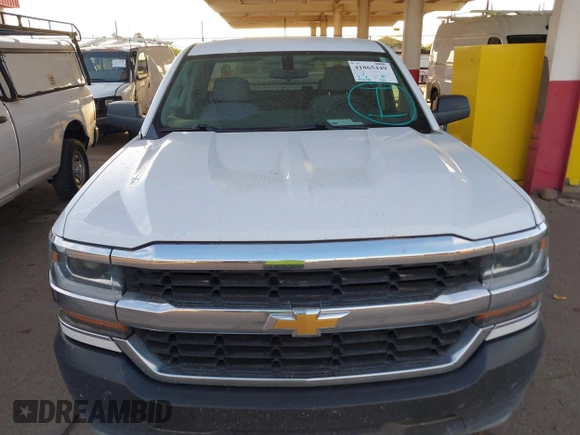 2018 Chevrolet Silverado 1500 Work Truck with VIN 1GCRCNEH8JZ160845, listed as a IAAI auction lot 41865449 with 197,634 mi miles. Bid and sale history available at carsss.com. Image 6.