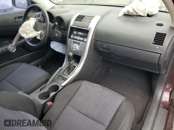 2008 Scion tC Spec with VIN JTKDE167380255713, listed as a Copart auction lot 67165324 with 0 mi miles and Salvage Title. Bid and sale history available at carsss.com. Image 8.